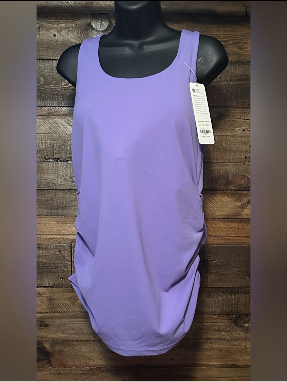 CRZ YOGA Butterluxe Maternity Tank Top - Dark Lavender